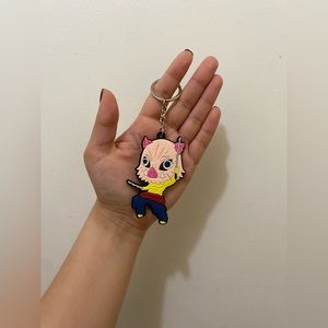 Demon Slayer Inosuke Hashibira Double Sided Keychain